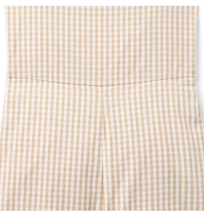 Twill Gingham Romper