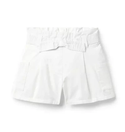 Twill Paperbag Waist Short