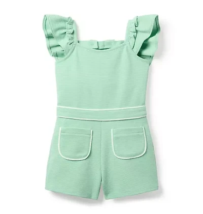 Ruffle Sleeve Romper