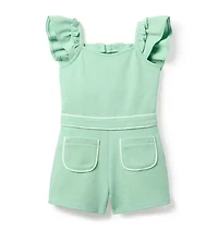 Ruffle Sleeve Romper