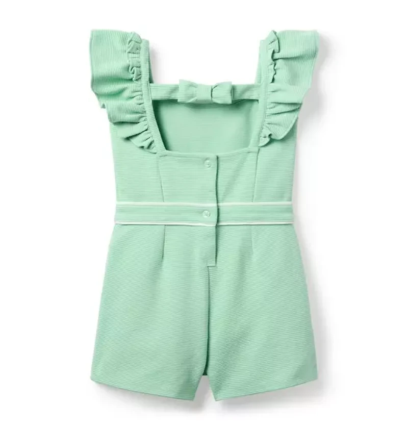Ruffle Sleeve Romper