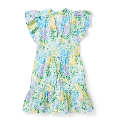 Women's Spring Garden Matching Dress