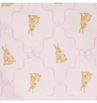 Baby Organic Cotton Bunny Bow Footed Pajama
