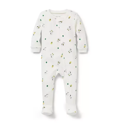 Baby Organic Cotton St. Patrick's Day Footed Pajama