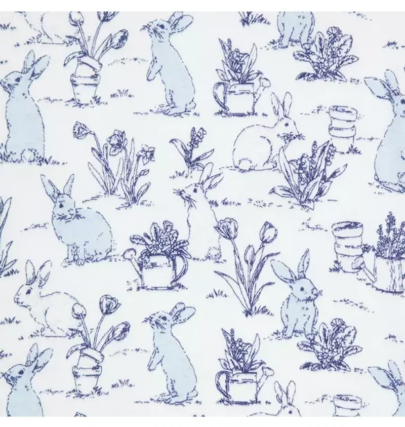 Organic Cotton Bunny Toile Pajama