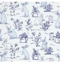 Organic Cotton Bunny Toile Pajama