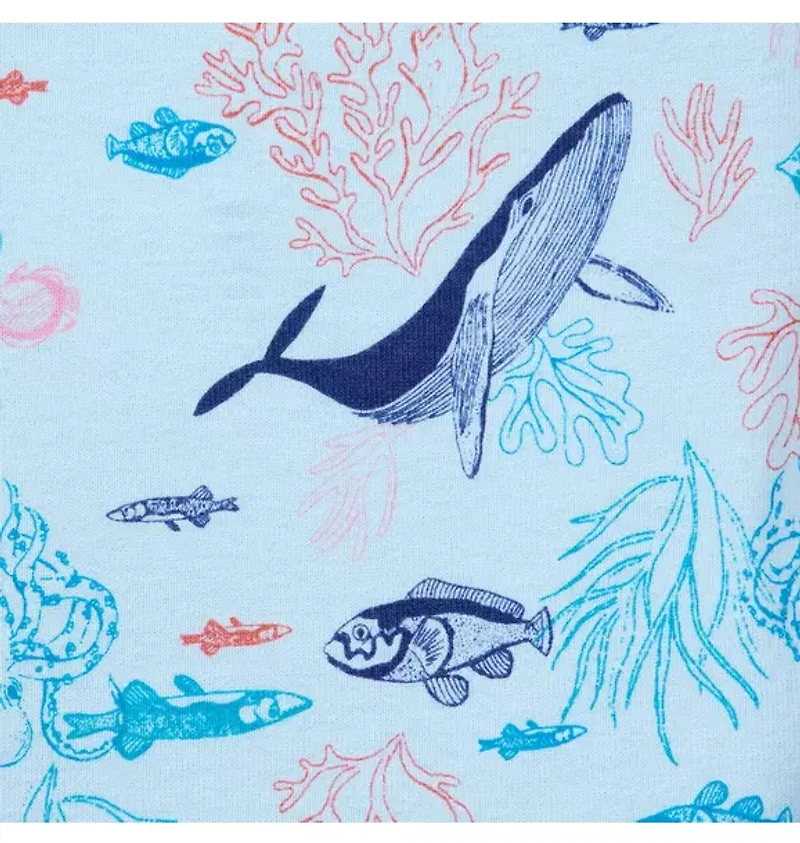 Organic Cotton Sea Friends Short Pajama