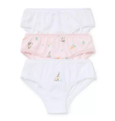 Easter Underwear Set Girls 3-Pack