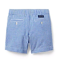 Gingham Pull-On Short