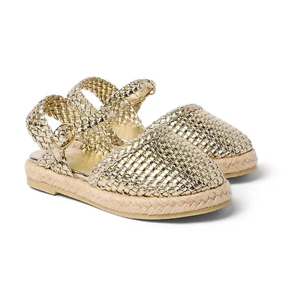 Metallic Espadrille Sandal