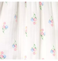 Baby Floral Pointelle Bow Romper