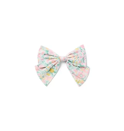 Ditsy Floral Bow Barrette