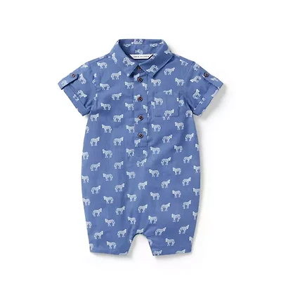 Baby Zebra Romper