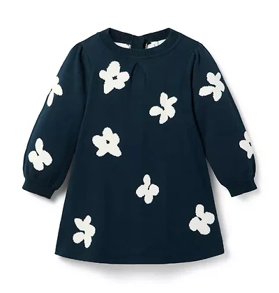 HATCH X Janie and Jack Floral Sweater Dress