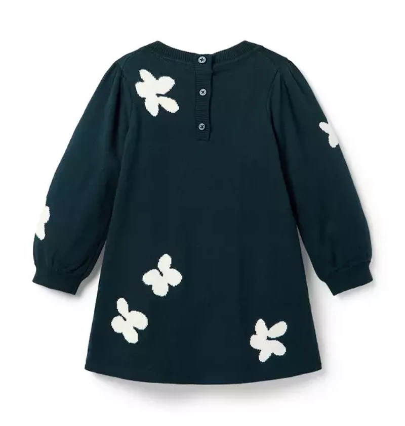 HATCH X Janie and Jack Floral Sweater Dress