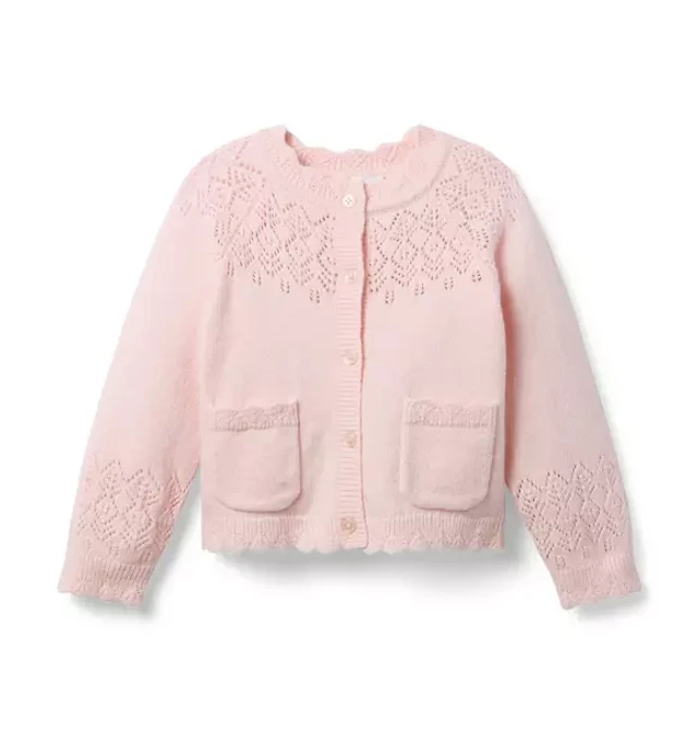 HATCH X Janie and Jack Pointelle Cardigan