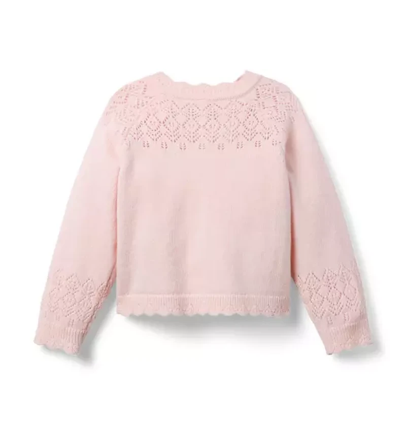 HATCH X Janie and Jack Pointelle Cardigan