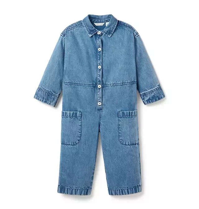 HATCH X Janie and Jack Denim Jumpsuit