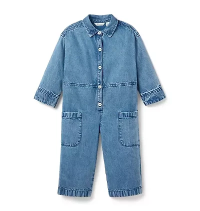 HATCH X Janie and Jack Denim Jumpsuit