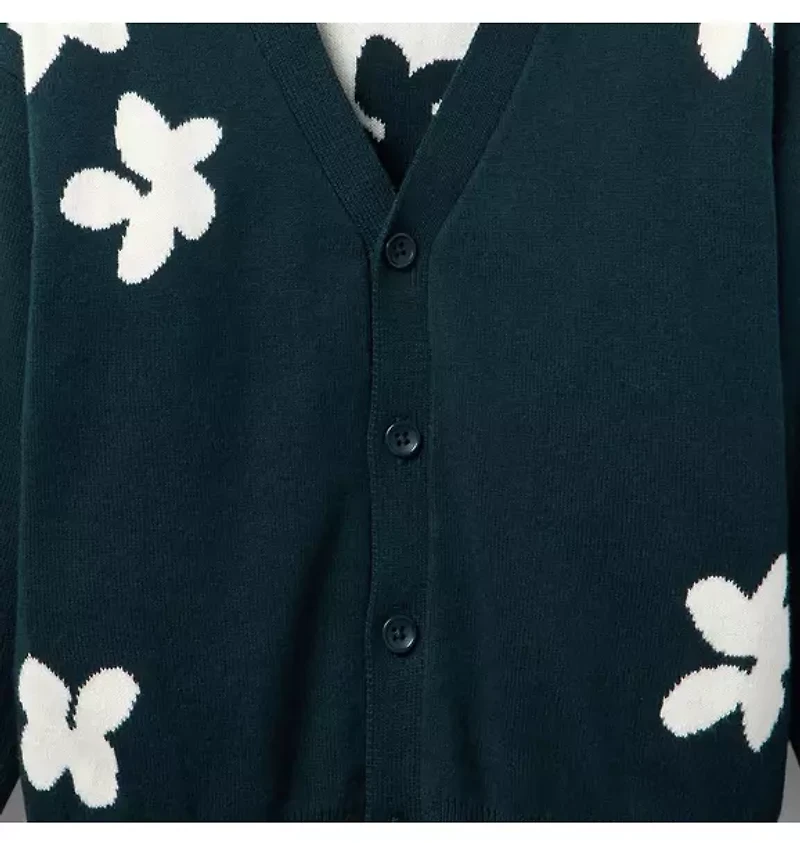 HATCH X Janie and Jack Floral Cardigan