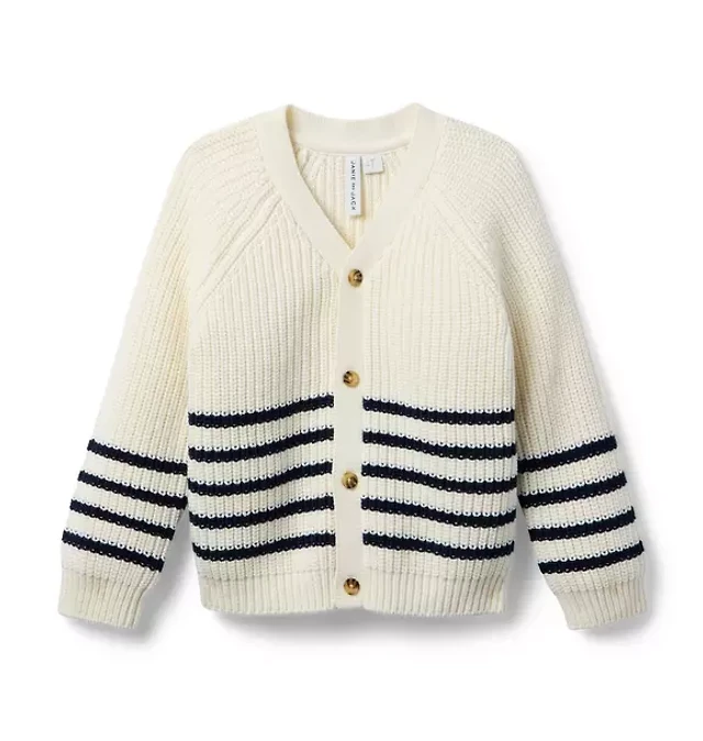HATCH X Janie and Jack Striped Cardigan