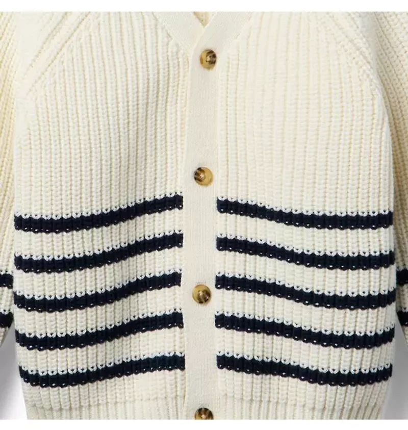 HATCH X Janie and Jack Striped Cardigan