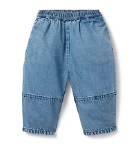 HATCH X Janie and Jack Denim Barrel Pant