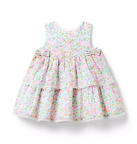 Baby Ditsy Floral Tiered Dress