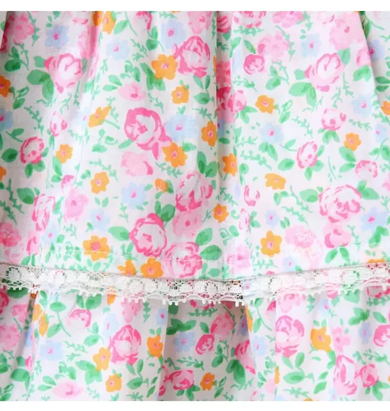 Baby Ditsy Floral Tiered Dress
