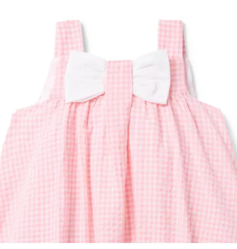 Baby Seersucker Gingham Dress