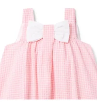 Baby Seersucker Gingham Dress