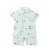 Baby Turtle Collared Romper