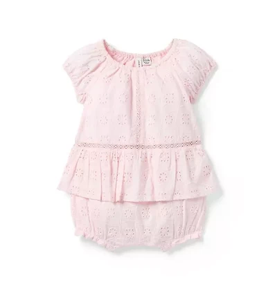 Baby Floral Eyelet Romper