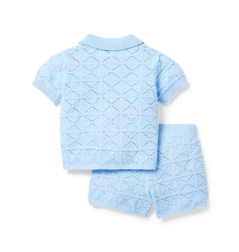 Baby Crochet Cabana Set