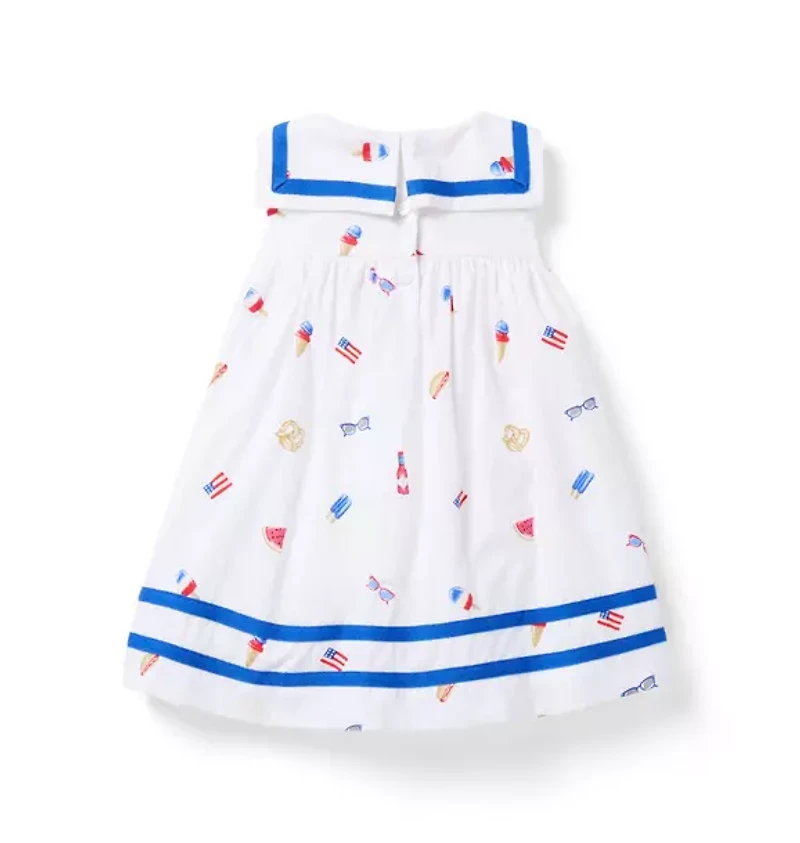 Baby Americana Picnic Sailor Dress