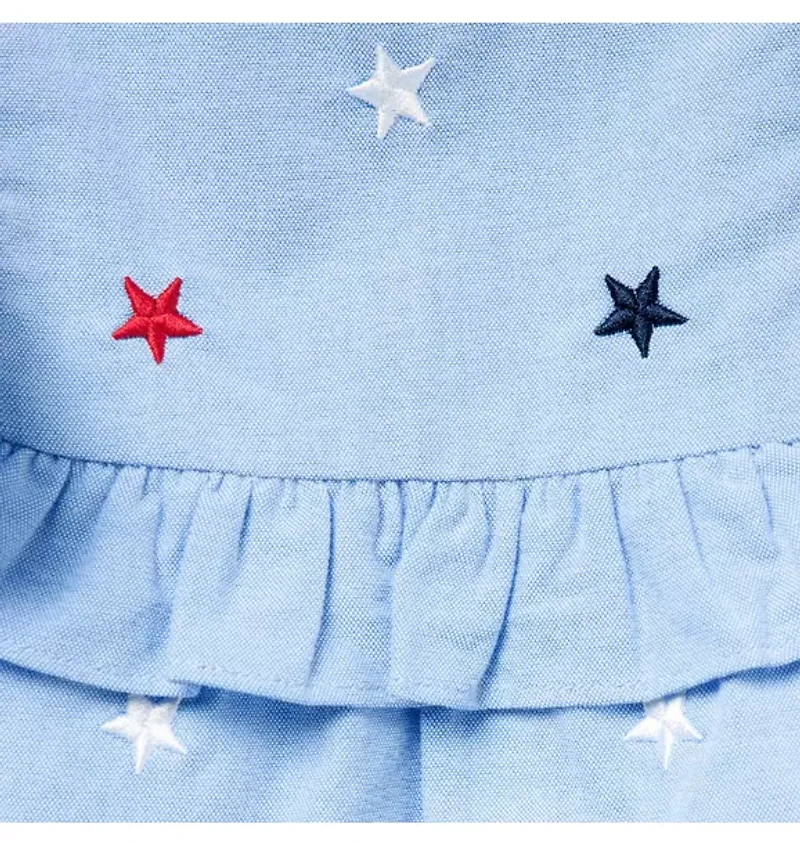 Baby Embroidered Stars Matching Set