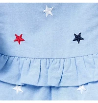 Baby Embroidered Stars Matching Set
