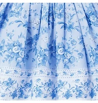 Baby Floral Border Print Dress