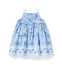 Baby Floral Border Print Dress