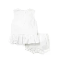 Baby Floral Smocked Matching Set