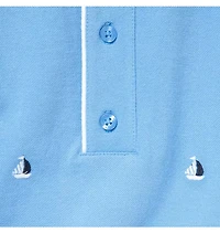 Baby Embroidered Sailboat Romper