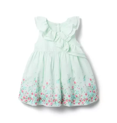 Baby Floral Border Dress