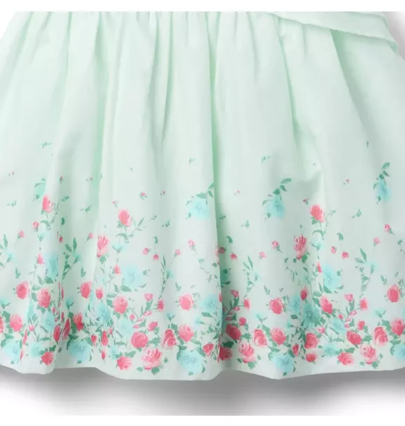 Baby Floral Border Dress