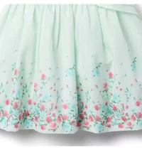 Baby Floral Border Dress