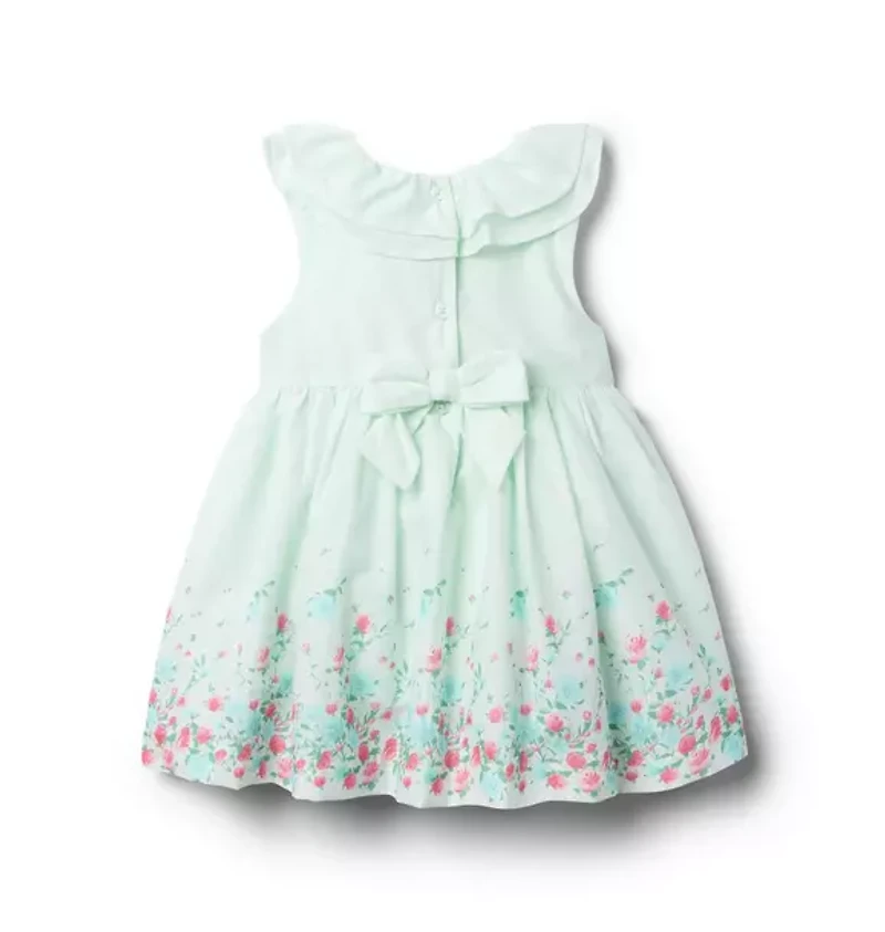 Baby Floral Border Dress
