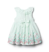 Baby Floral Border Dress