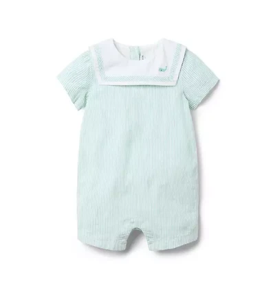 Baby Striped Sailor Romper