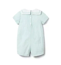 Baby Striped Sailor Romper