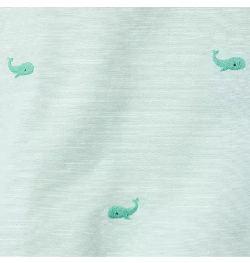 Baby Embroidered Whale Overall