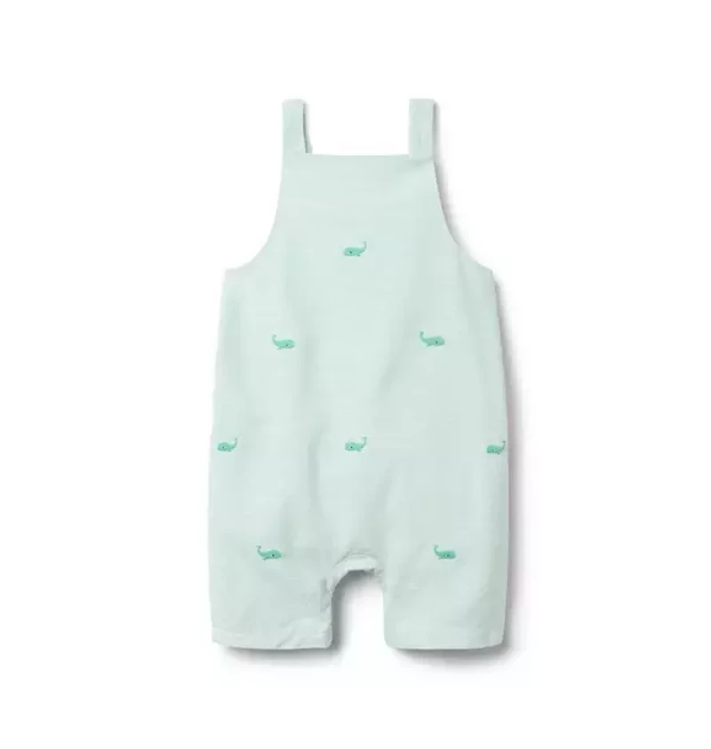 Baby Embroidered Whale Overall